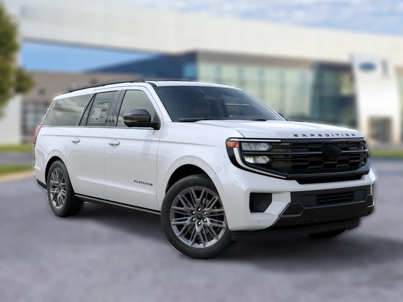 Ford Expedition Max Platinum 4x4 2027 — side view