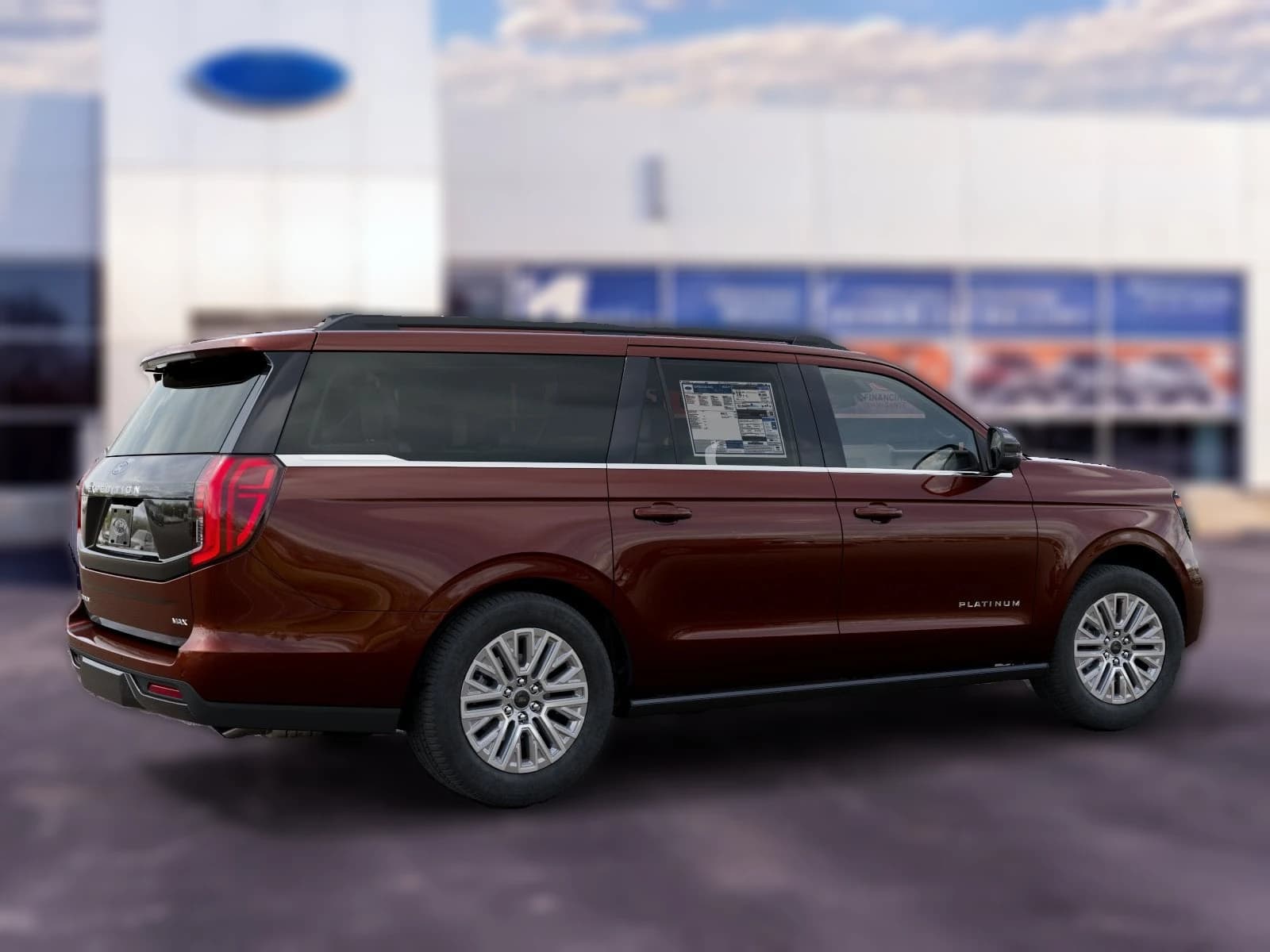 Ford Expedition Max Platinum 4x4 2027 — side view