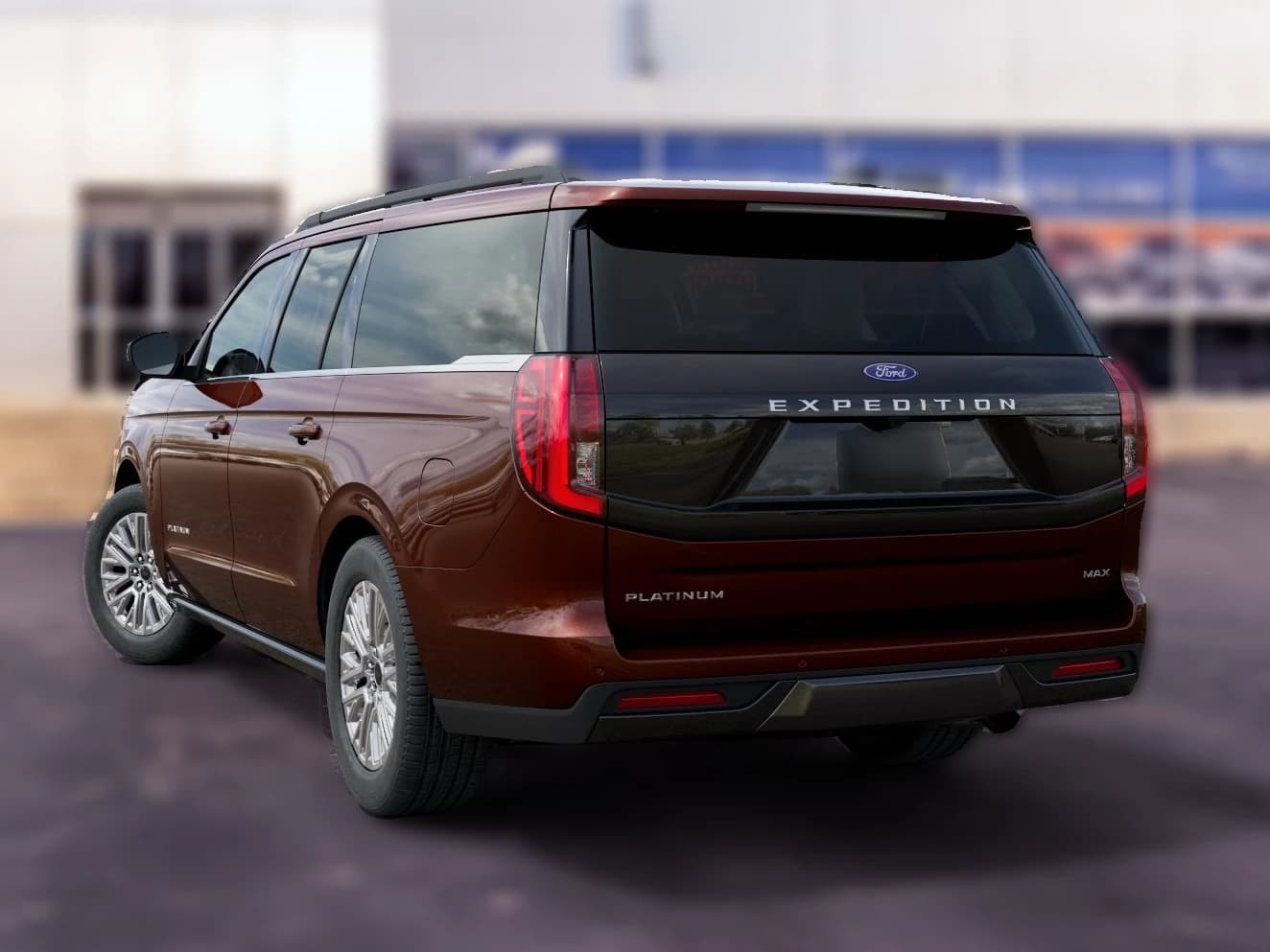 Ford Expedition Max Platinum 4x4 2027 — side view