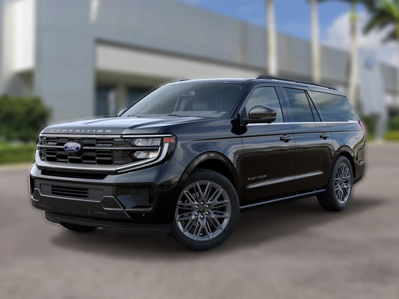 Ford Expedition Max Platinum 4x4 2027 — side view