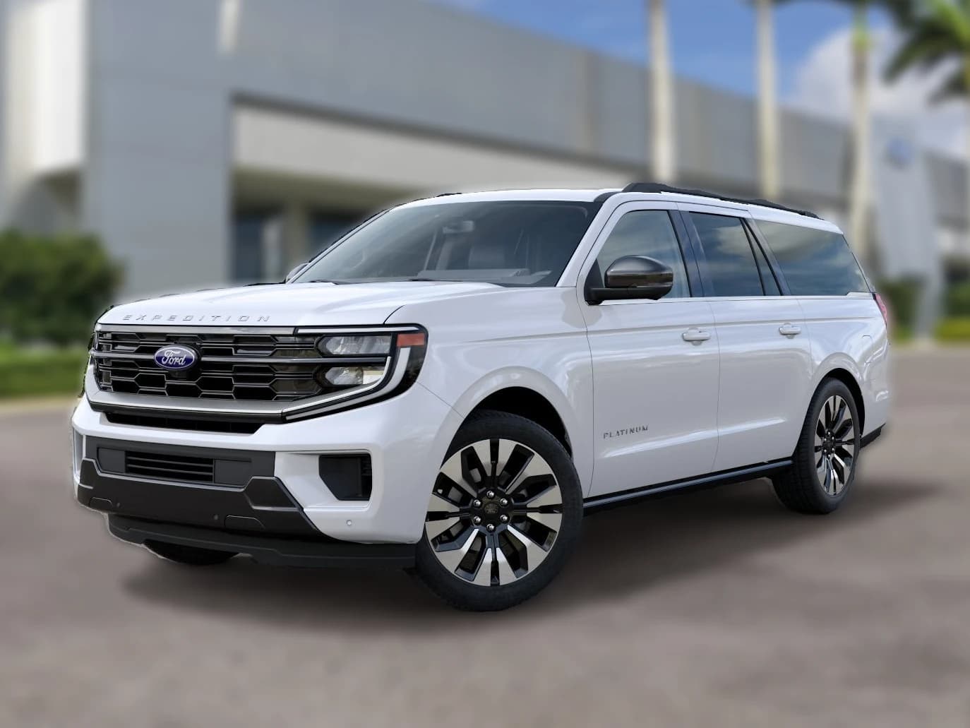 Ford Expedition Max Platinum 4x4 2027 — side view