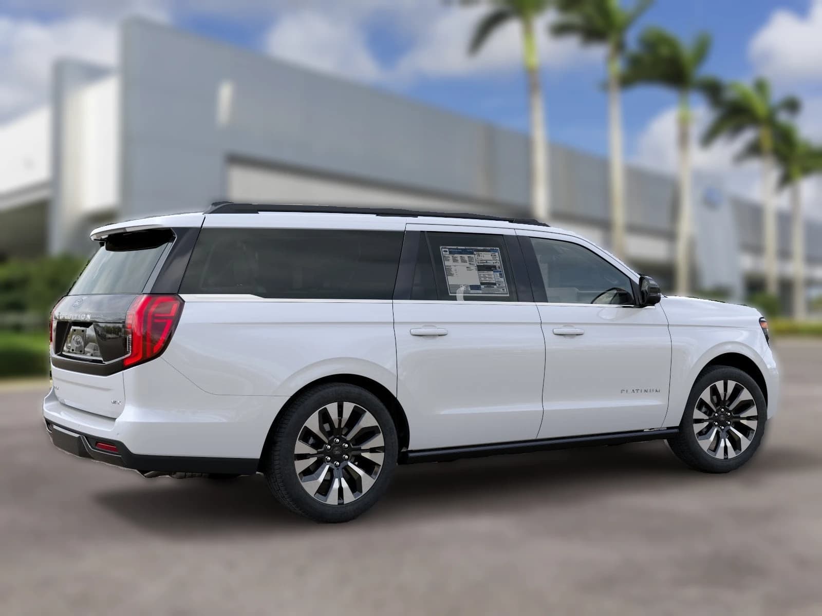 Ford Expedition Max Platinum 4x4 2027 — side view