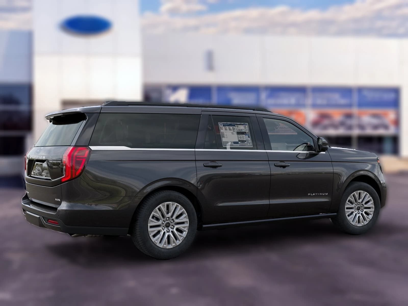 Ford Expedition Max Platinum 4x4 2027 — side view