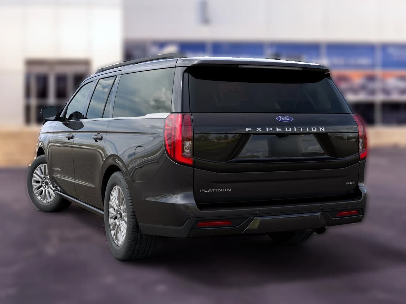 Ford Expedition Max Platinum 4x4 2027 — side view