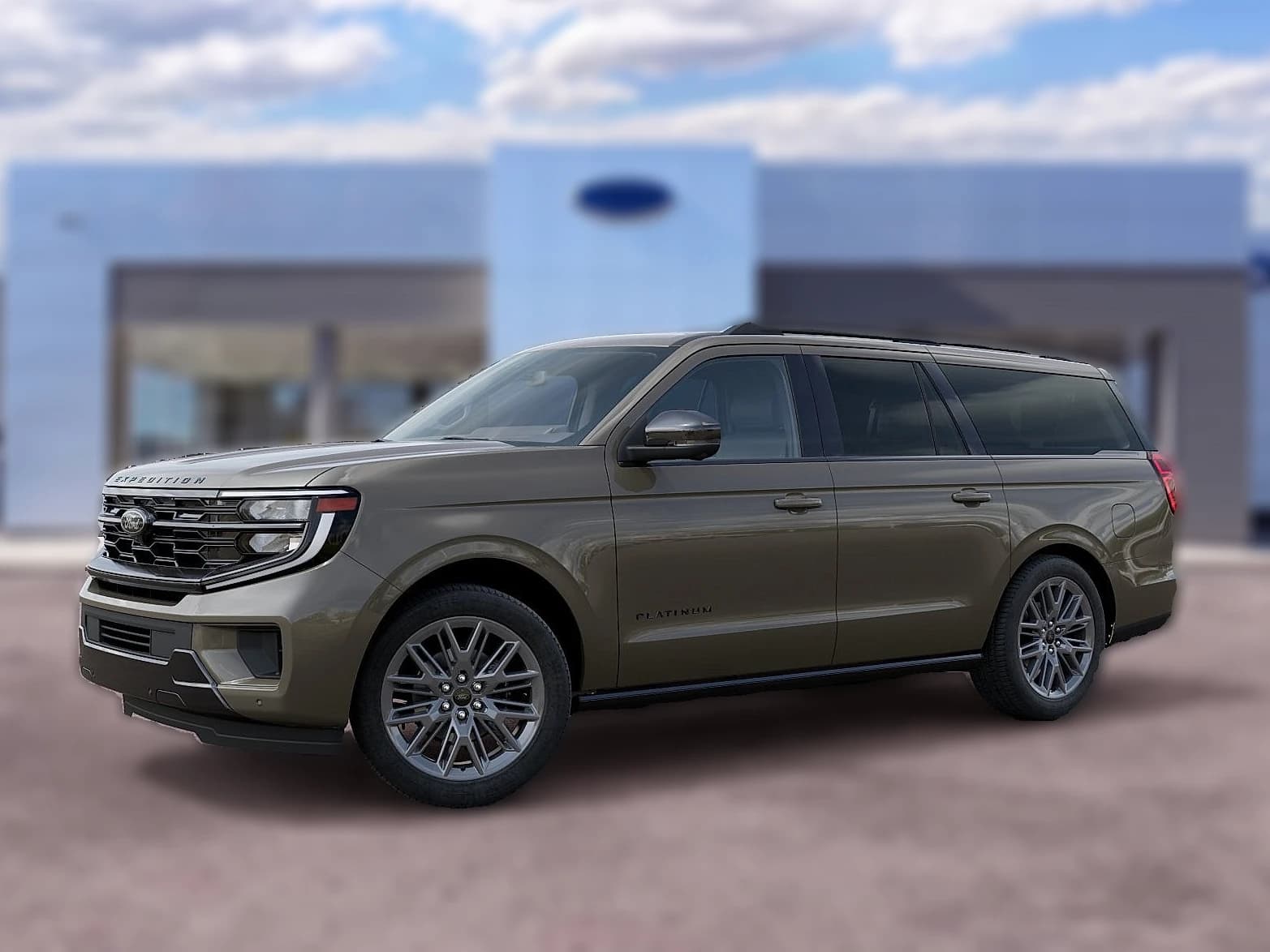 Ford Expedition Max Platinum 4x4 2027 — side view