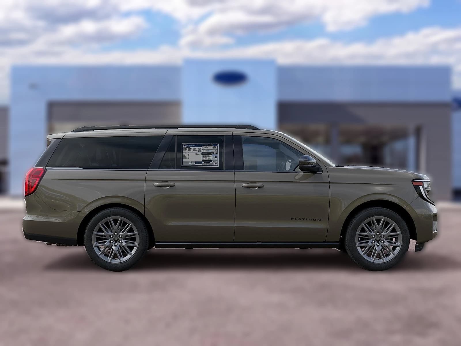 Ford Expedition Max Platinum 4x4 2027 — side view