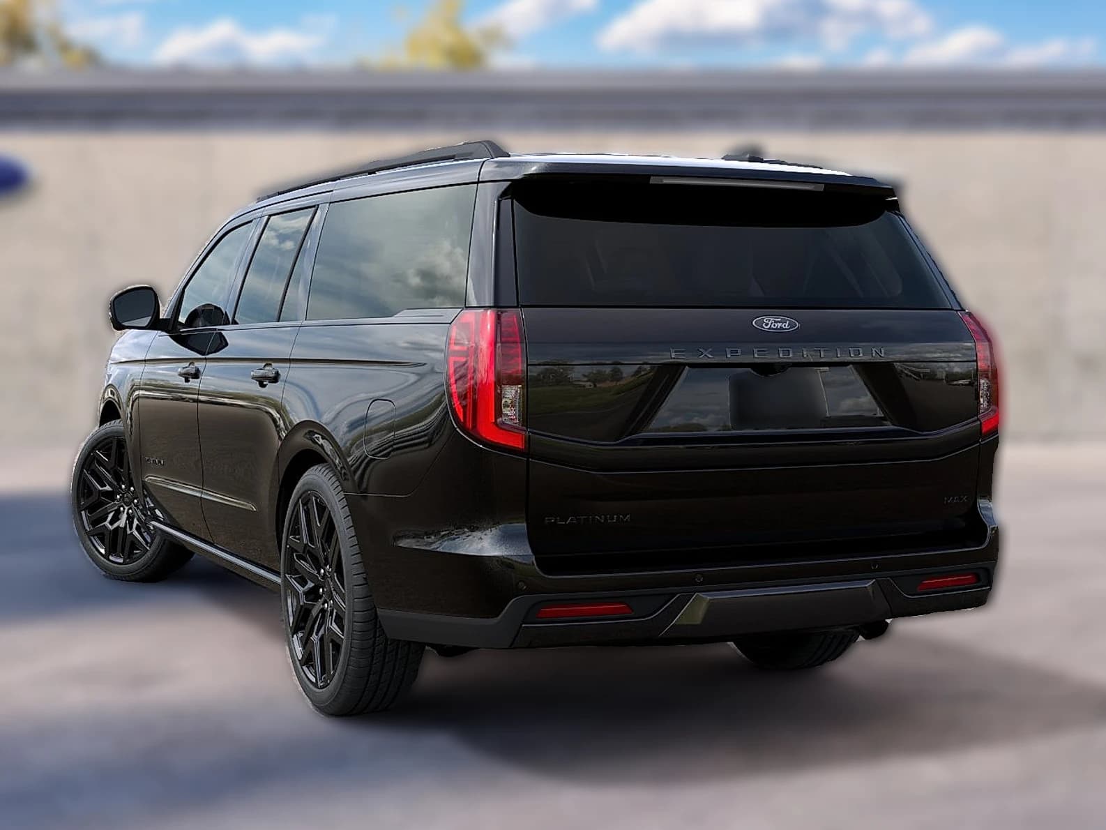 Ford Expedition Max Platinum 4x4 2027 — side view