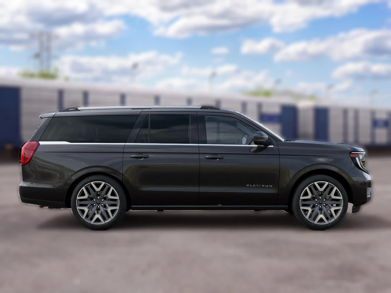 Ford Expedition Max Platinum 4x4 2027 — side view