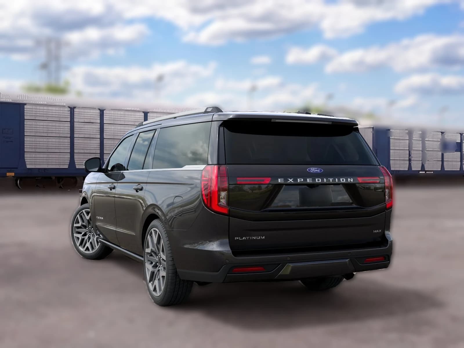 Ford Expedition Max Platinum 4x4 2027 — side view