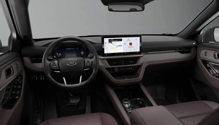 Ford Explorer Platinum RWD 2026 — side view