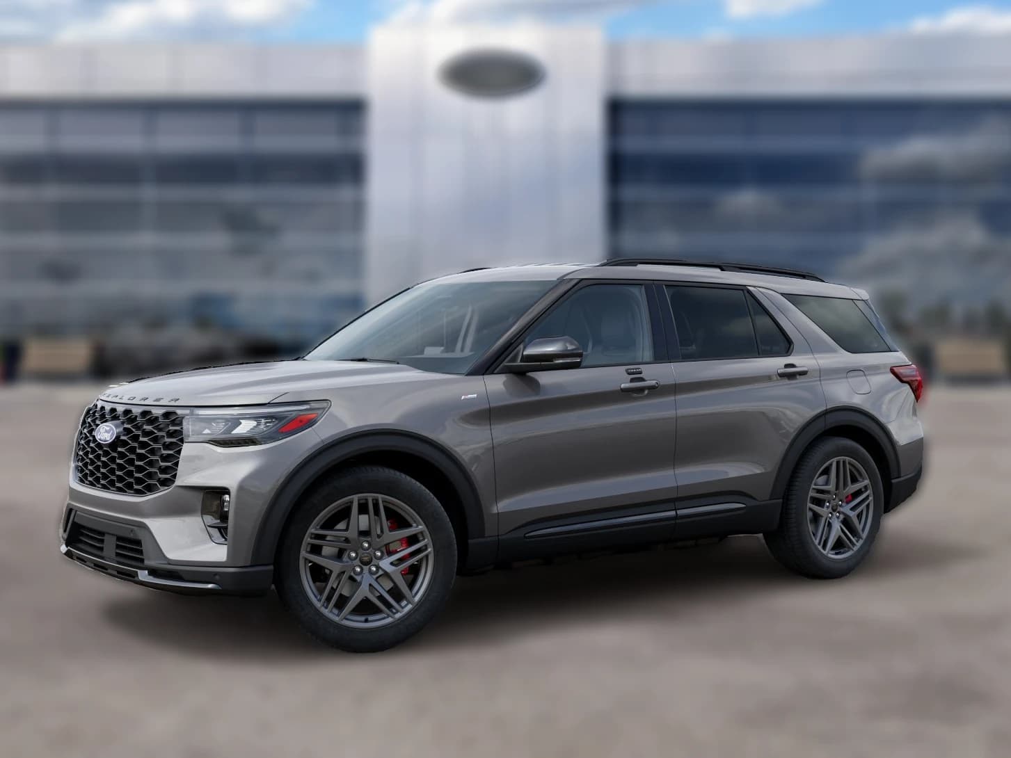 Ford Explorer ST-Line RWD 2027 — side view