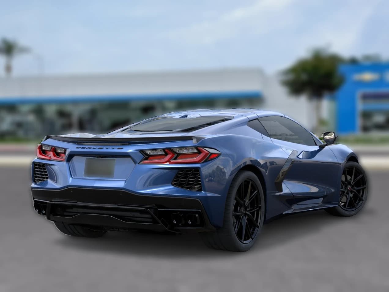 Chevrolet Corvette 1LT 2dr Stingray Cpe 2027 — side view