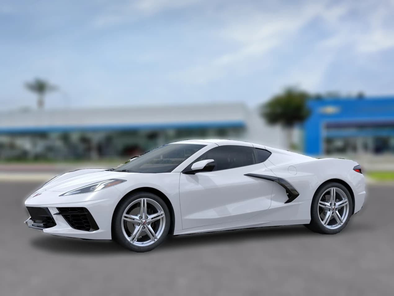 Chevrolet Corvette 1LT 2dr Stingray Cpe 2027 — side view