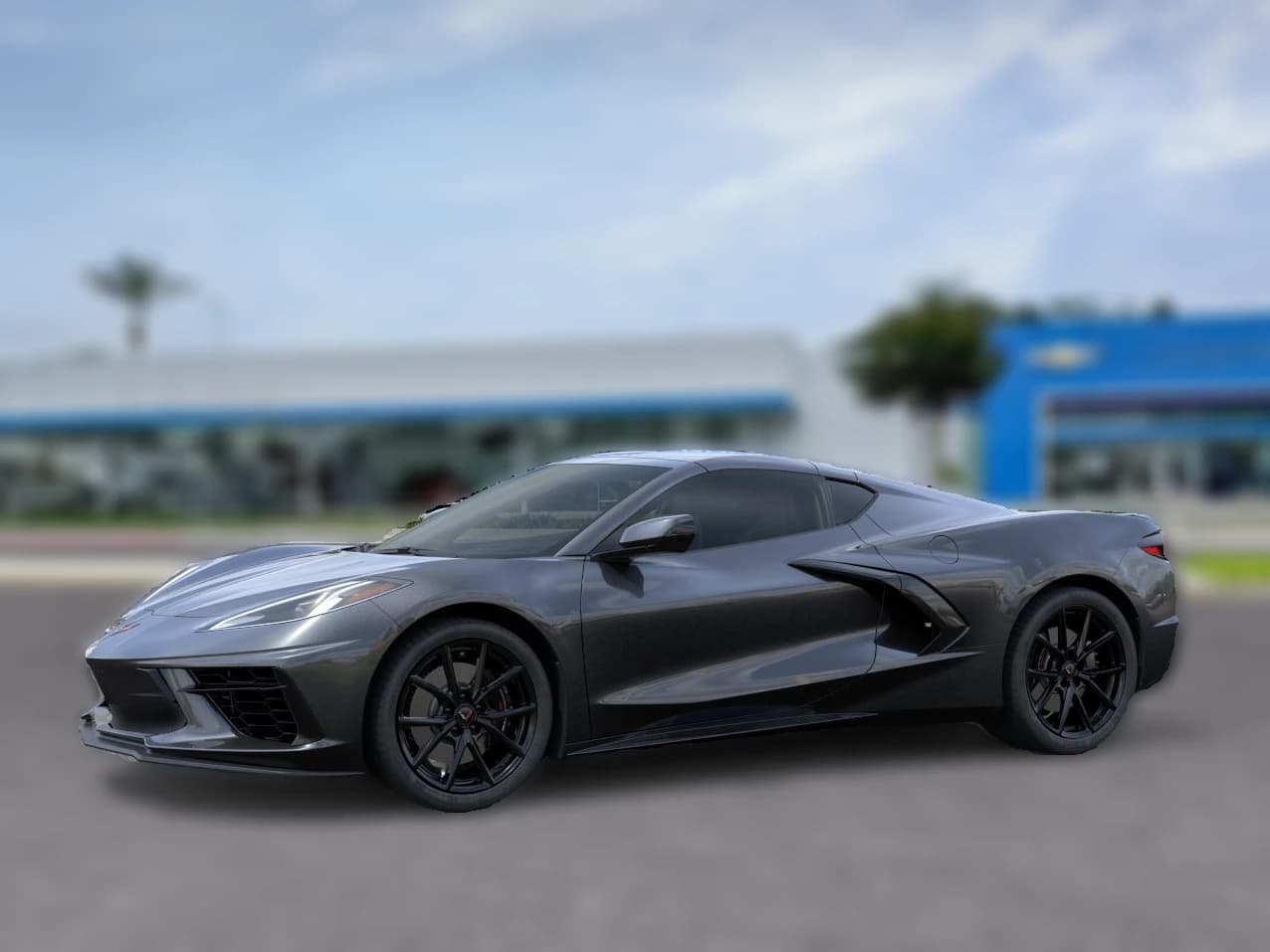 Chevrolet Corvette 1LT 2dr Stingray Cpe 2027 — side view