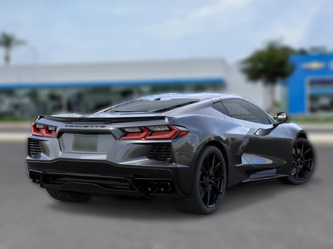 Chevrolet Corvette 1LT 2dr Stingray Cpe 2027 — side view