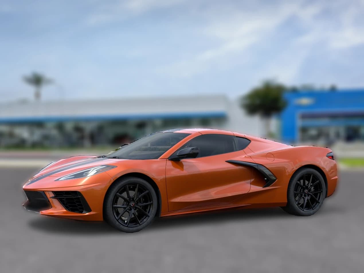Chevrolet Corvette 1LT 2dr Stingray Cpe 2027 — side view