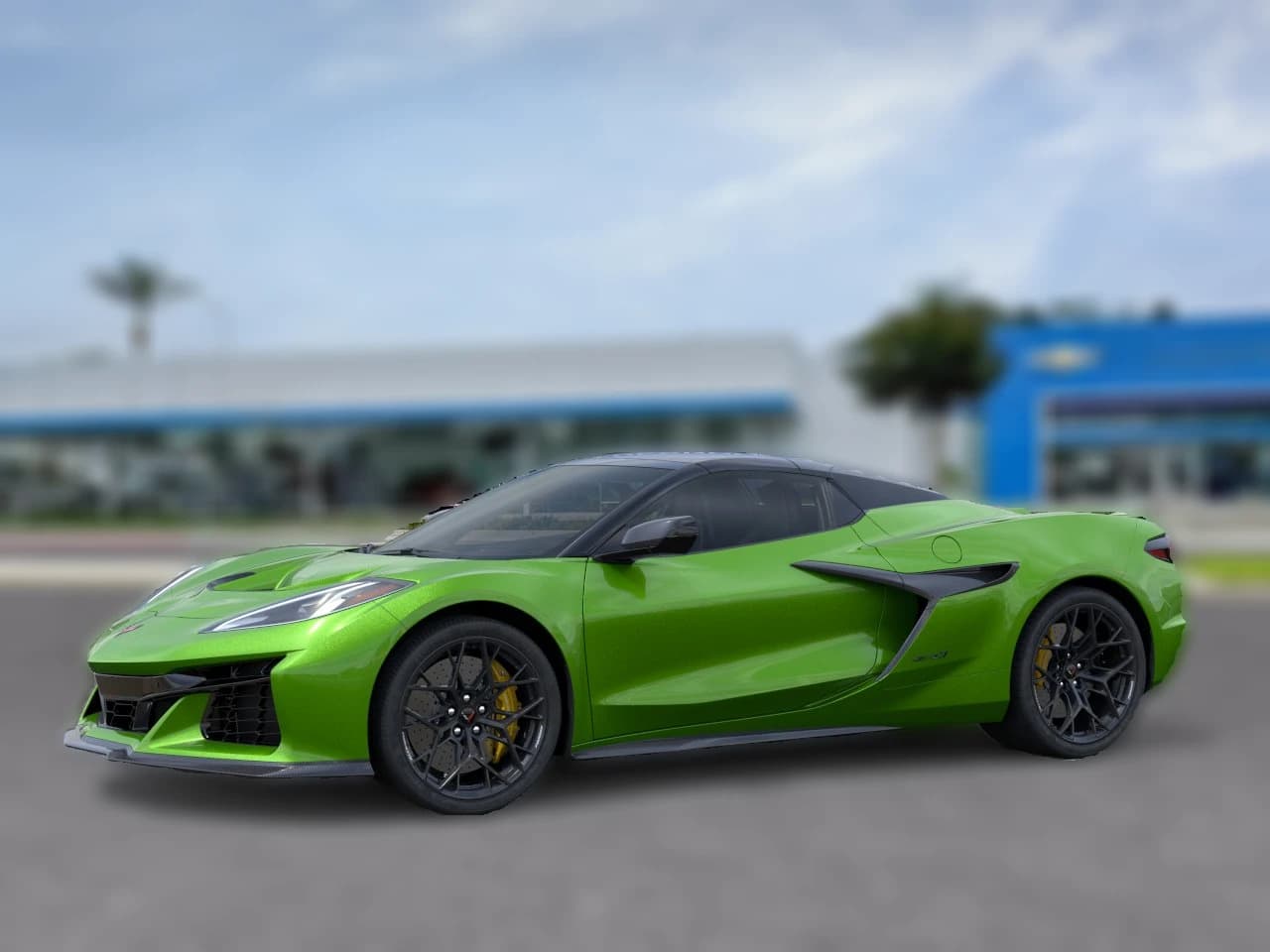 Chevrolet Corvette 3LZ 2dr ZR1 Conv 2027 — side view
