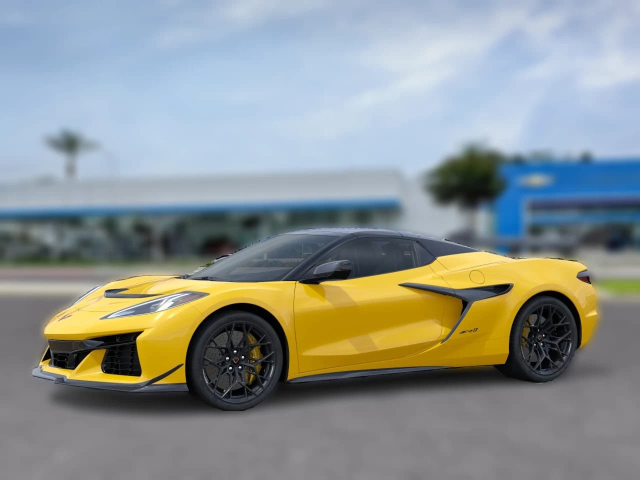 Chevrolet Corvette 3LZ 2dr ZR1 Conv 2027 — side view