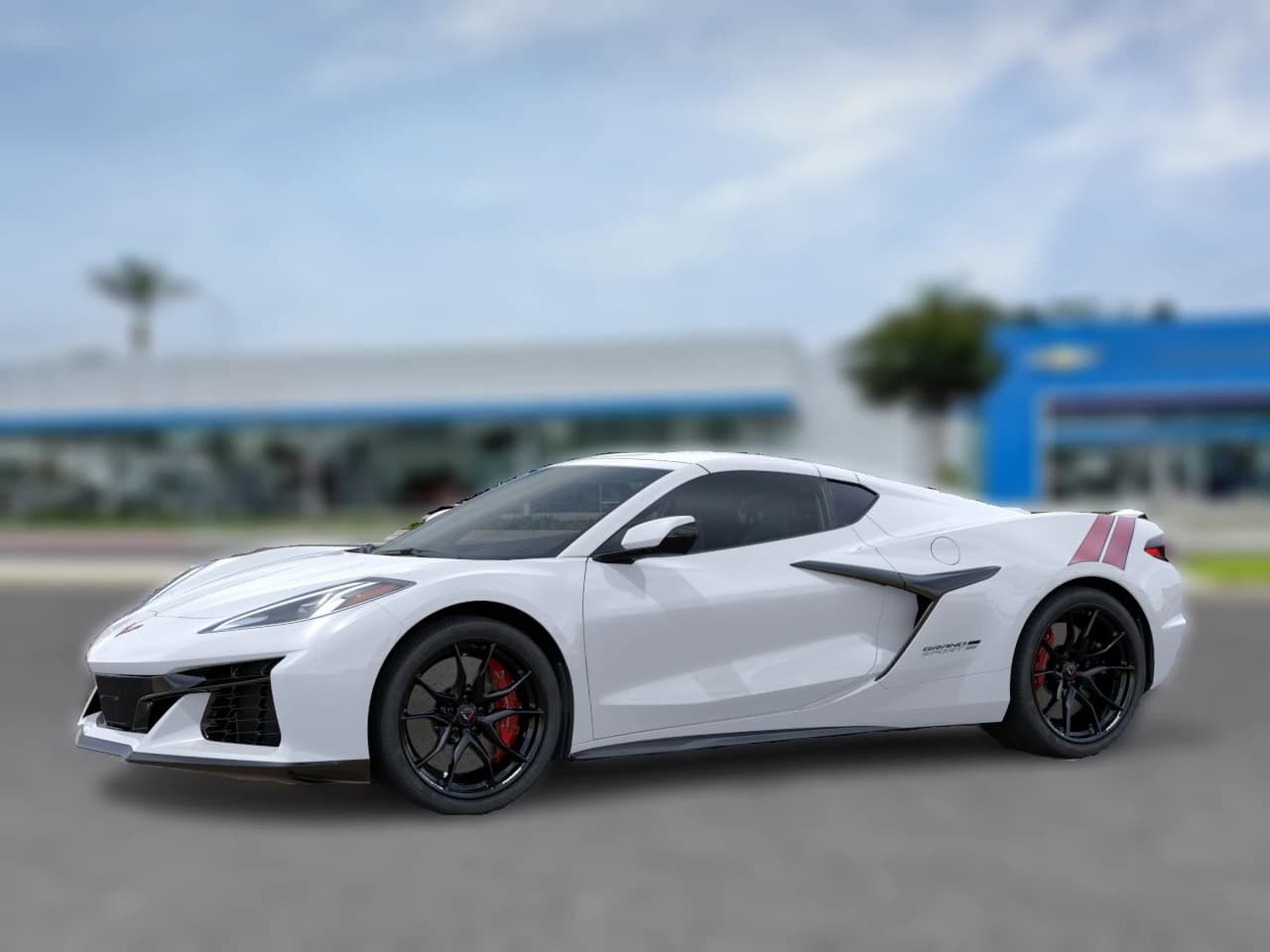 Chevrolet Corvette 1LT 2dr Grand Sport Cpe 2027 — side view