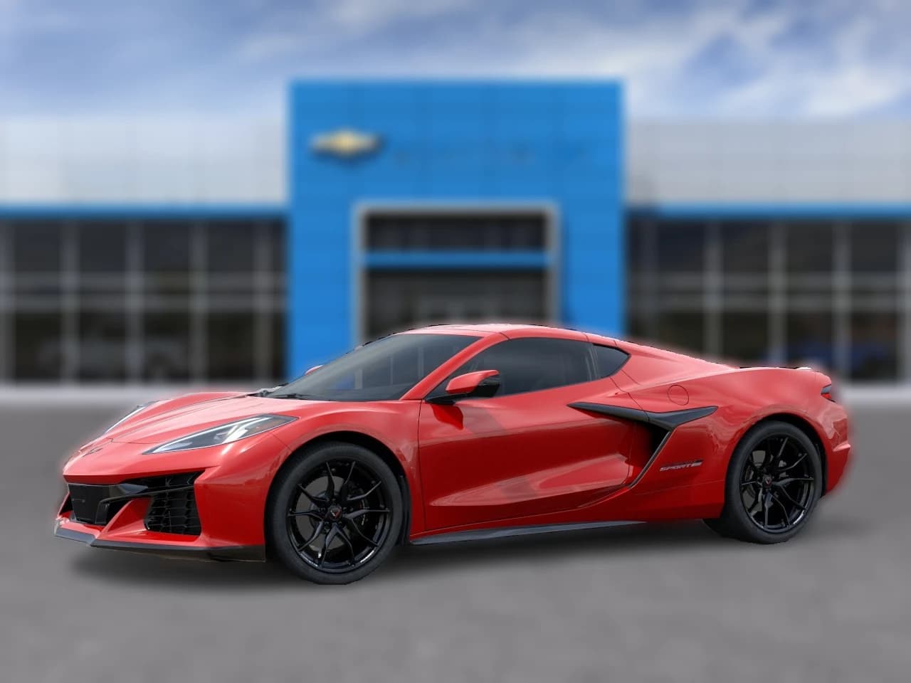 Chevrolet Corvette 1LT 2dr Grand Sport Cpe 2027 — side view
