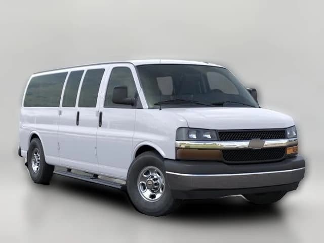 Chevrolet Express Passenger LT RWD 3500 155" 2026 — side view