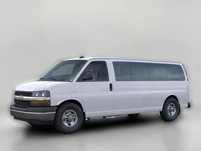 Chevrolet Express Passenger LT RWD 3500 155" 2026 — side view