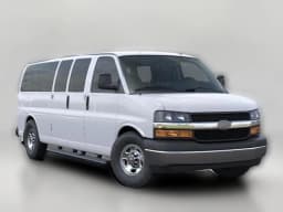 Chevrolet Express Passenger LT RWD 3500 155" 2026 — side view