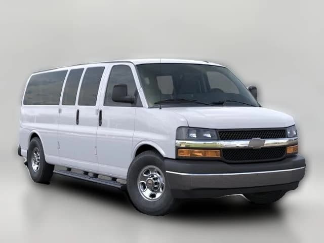 Chevrolet Express Passenger LT RWD 3500 155" 2026 — side view