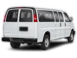 Chevrolet Express Passenger LT RWD 3500 155" 2026 — side view