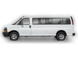 Chevrolet Express Passenger LT RWD 3500 155" 2026 — side view