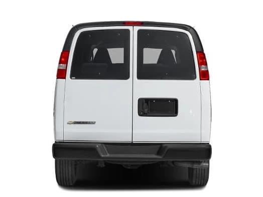 Chevrolet Express Passenger LT RWD 3500 155" 2026 — side view