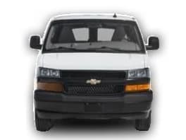 Chevrolet Express Passenger LT RWD 3500 155" 2026 — side view