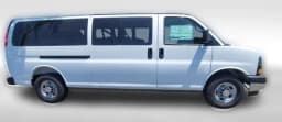 Chevrolet Express Passenger LT RWD 3500 155" 2026 — side view