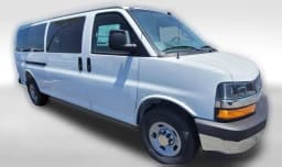 Chevrolet Express Passenger LT RWD 3500 155" 2026 — side view