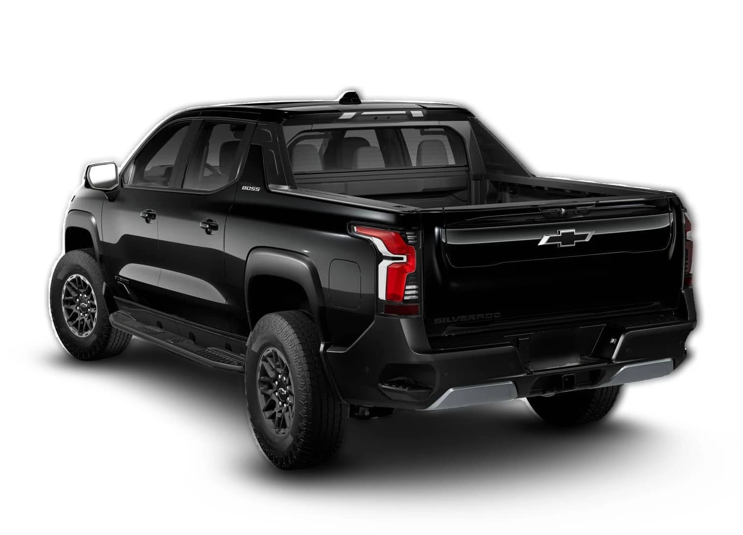 Chevrolet Silverado EV Max Range Trail Boss e4WD Crew Cab 2026 — side view