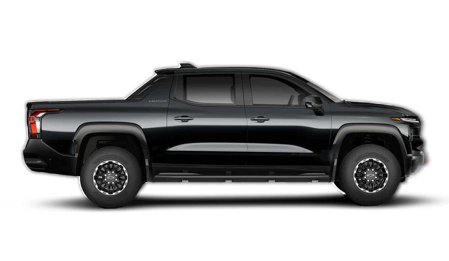 Chevrolet Silverado EV Max Range Trail Boss e4WD Crew Cab 2026 — side view