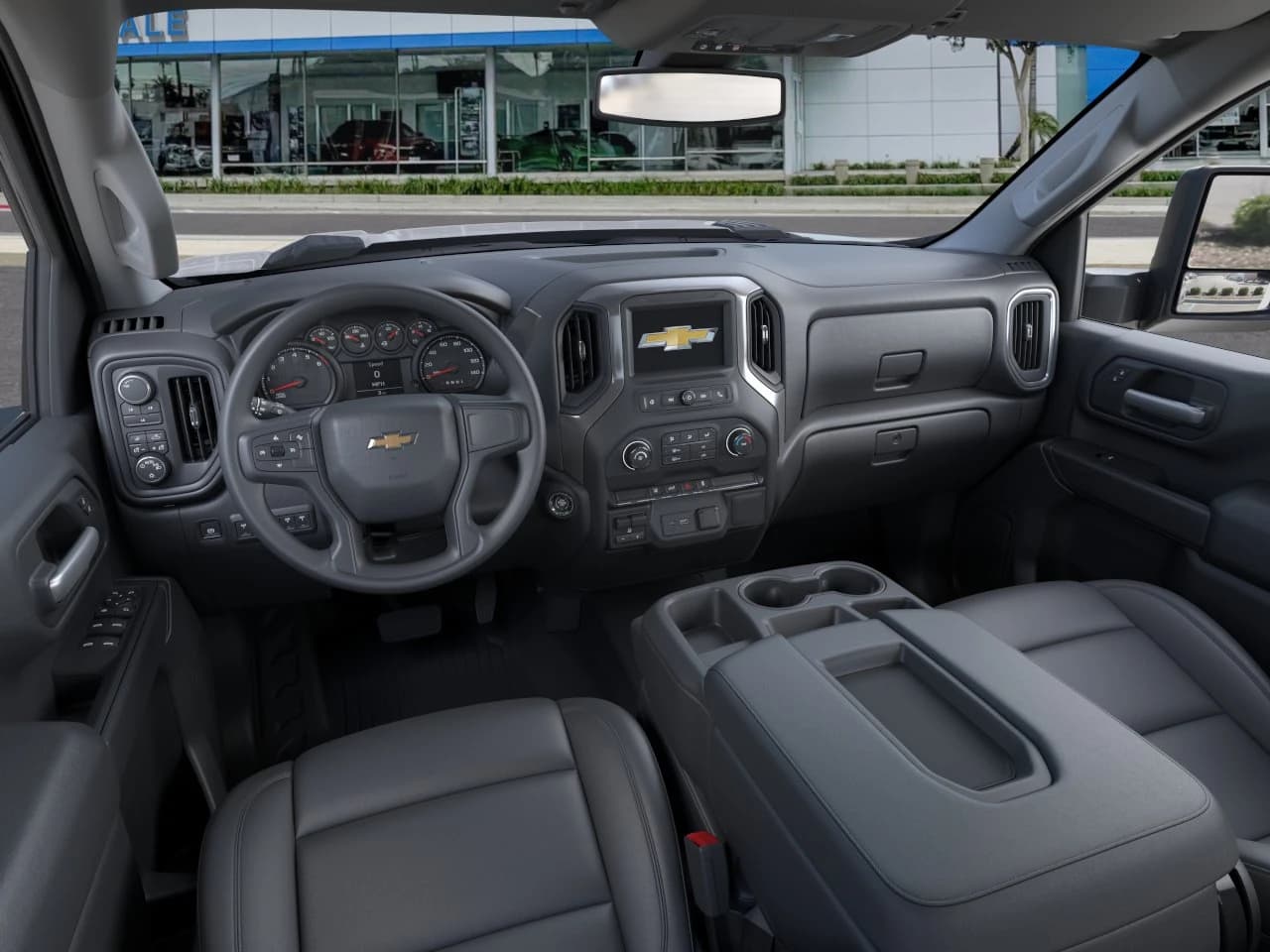 Chevrolet Silverado 2500HD Work Truck 4WD Crew Cab 159" 2026 — side view