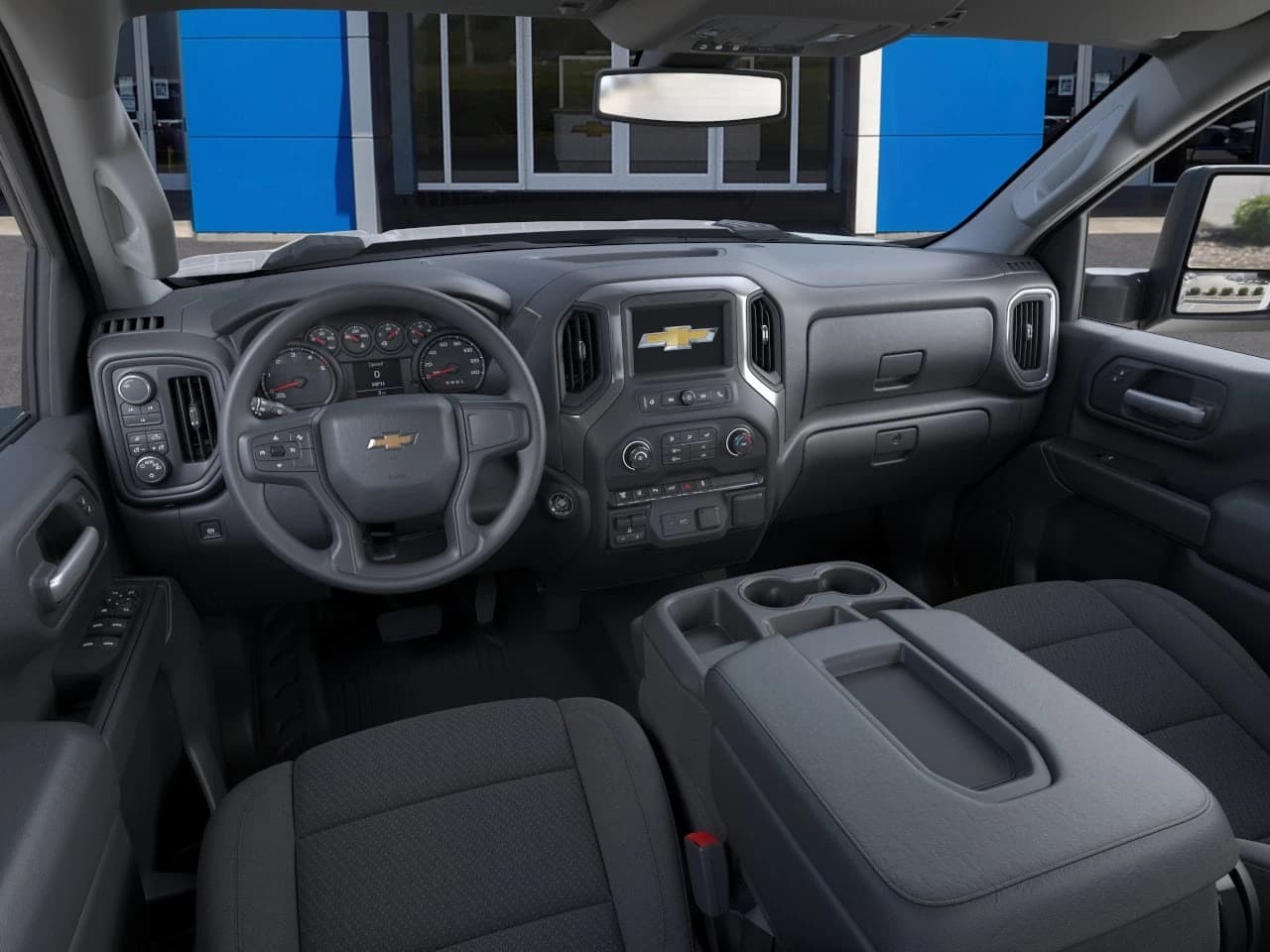 Chevrolet Silverado 2500HD Work Truck 4WD Crew Cab 159" 2026 — side view