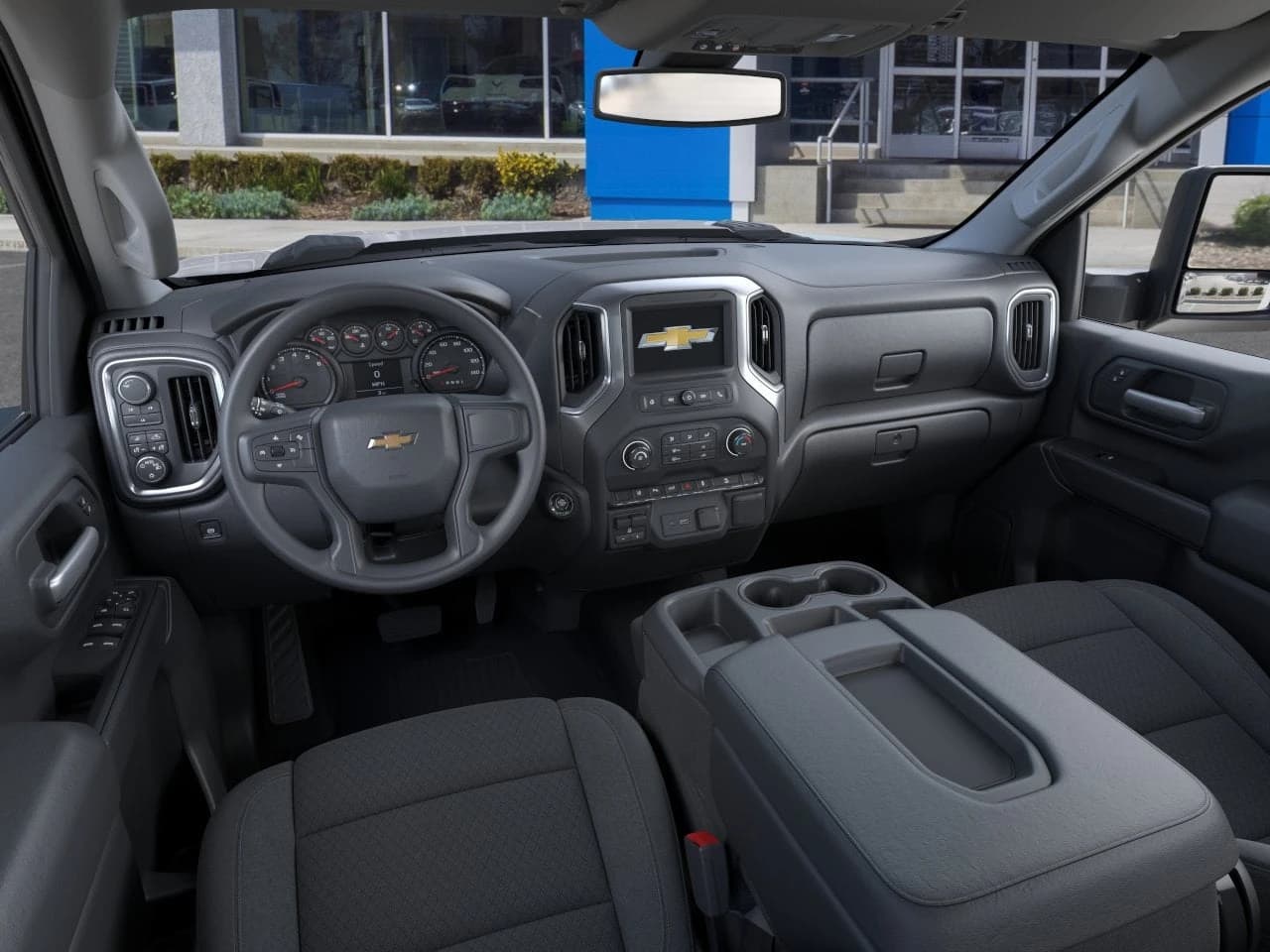 Chevrolet Silverado 2500HD Custom 4WD Crew Cab 159" 2026 — side view
