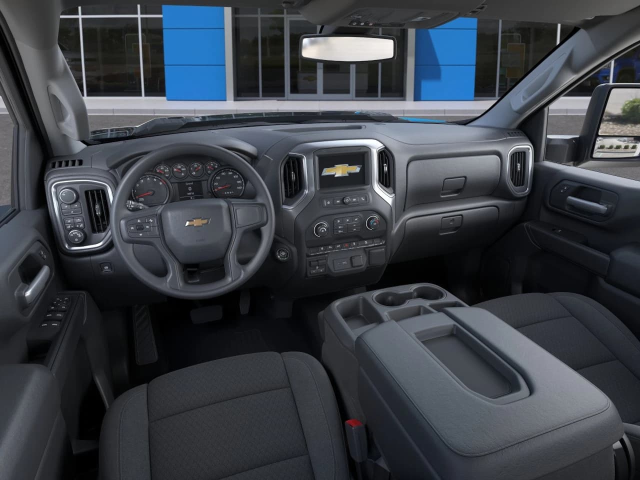 Chevrolet Silverado 2500HD Custom 4WD Crew Cab 159" 2026 — side view
