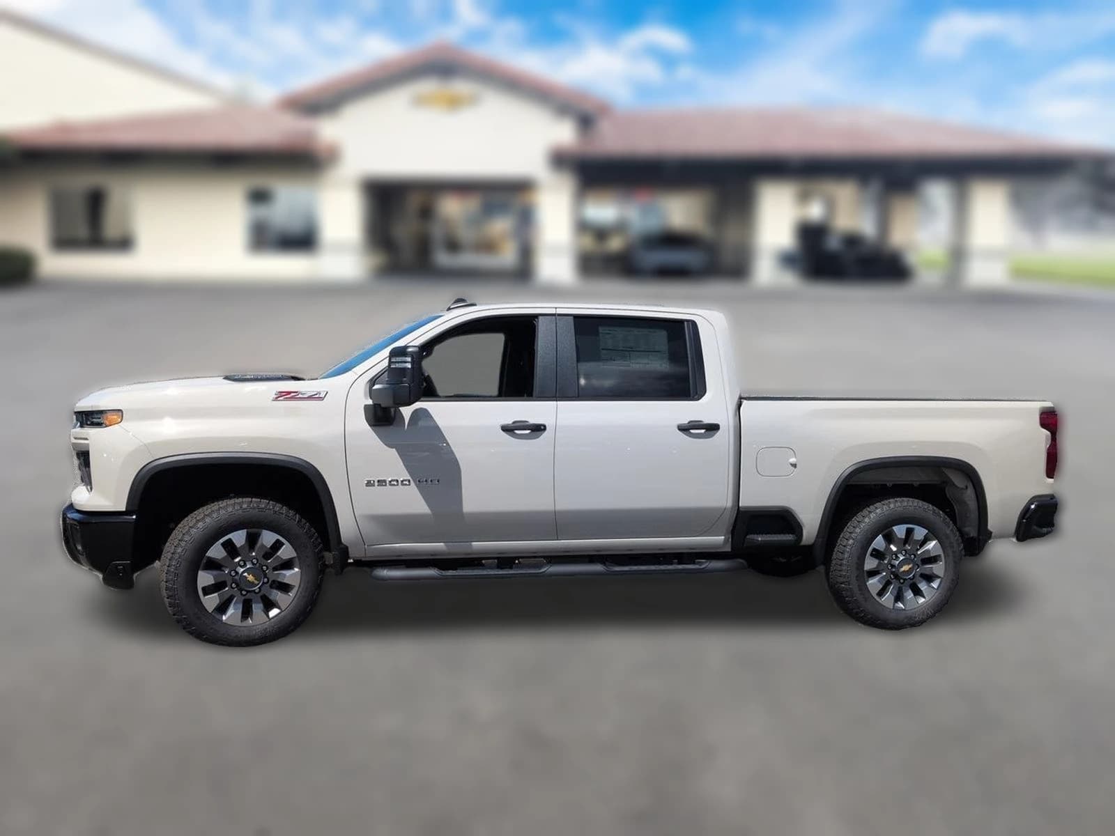 Chevrolet Silverado 2500HD Custom 4WD Crew Cab 159" 2026 — side view