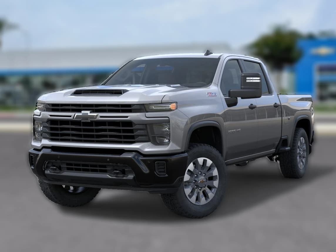 Chevrolet Silverado 2500HD Custom 4WD Crew Cab 159" 2026 — side view