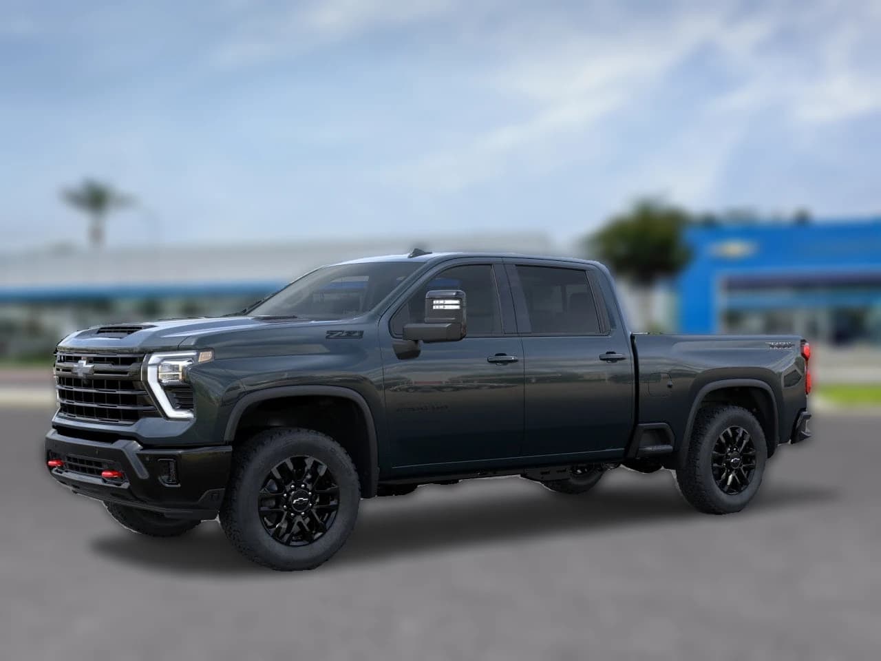 Chevrolet Silverado 2500HD LTZ 4WD Crew Cab 159" 2026 — side view