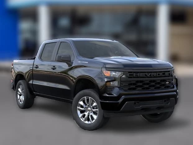 Chevrolet Silverado 1500 Custom 4WD Crew Cab 147" 2026 — side view