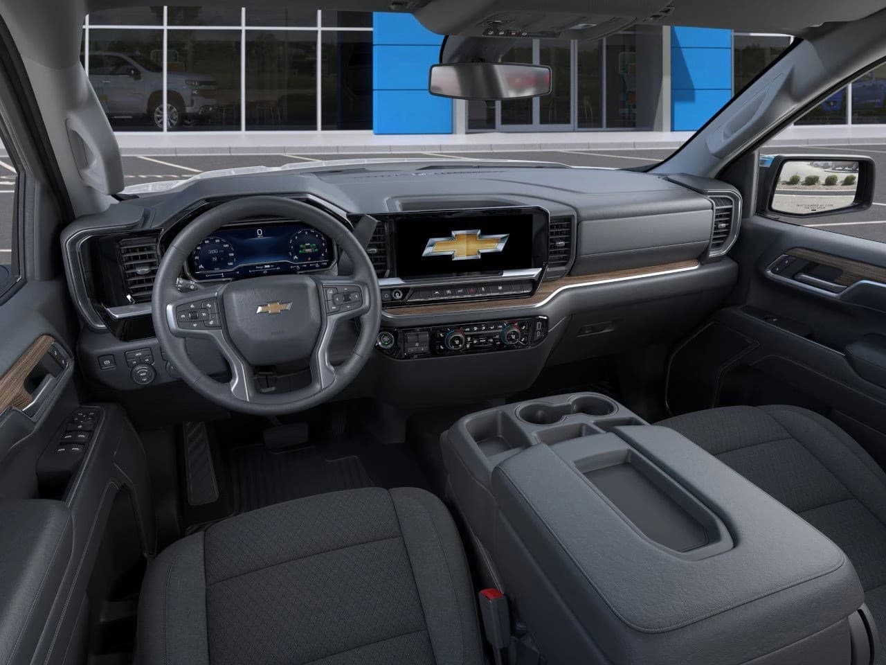 Chevrolet Silverado 1500 LT 4WD Crew Cab 147" 2026 — side view
