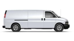 Chevrolet Express Cargo Van Work Van RWD 3500 155" 2026 — side view
