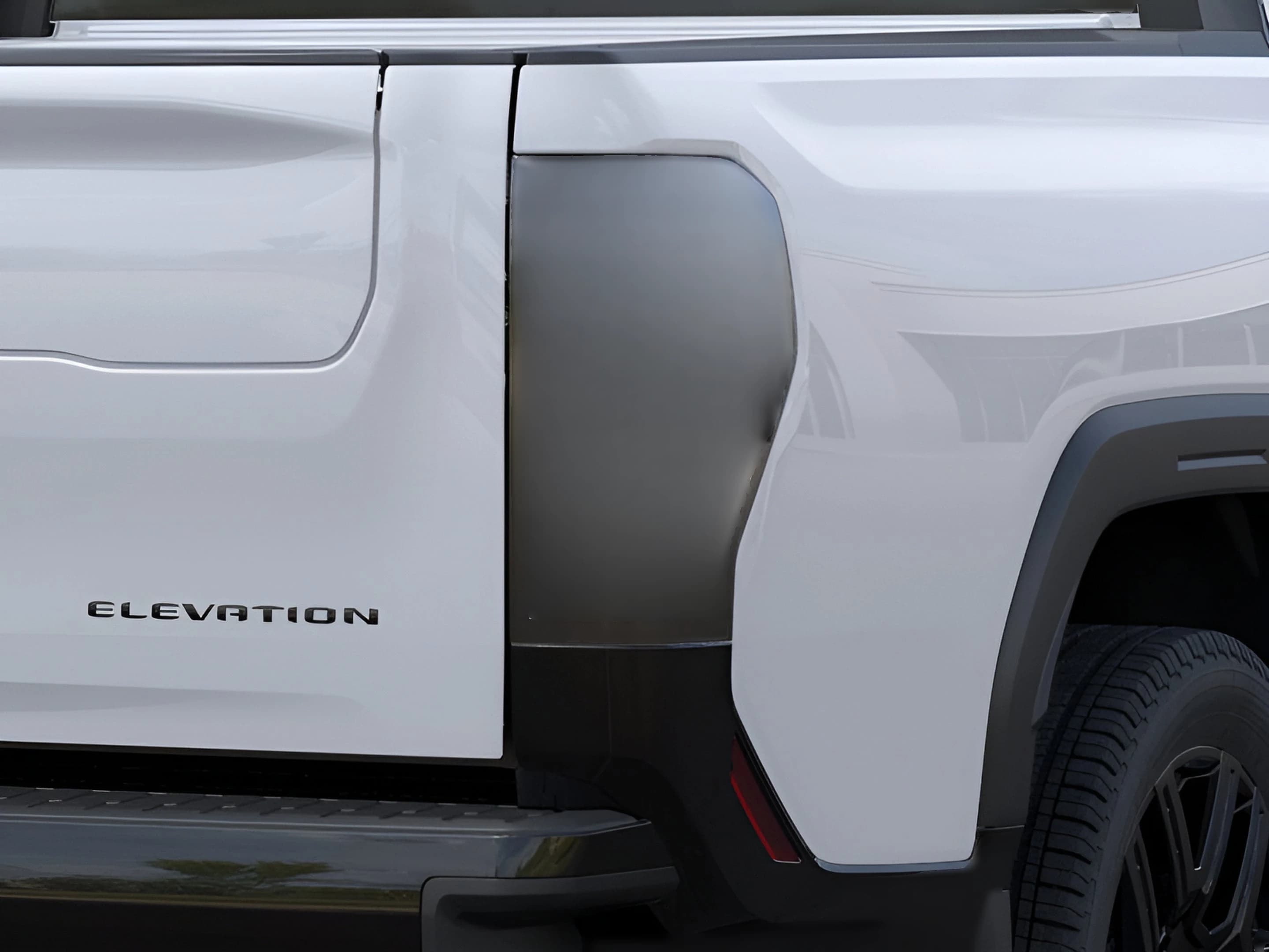 GMC Sierra EV Standard Range Elevation e4WD Crew Cab 2026 — side view