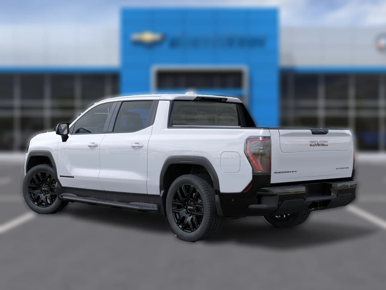 GMC Sierra EV Standard Range Elevation e4WD Crew Cab 2026 — side view