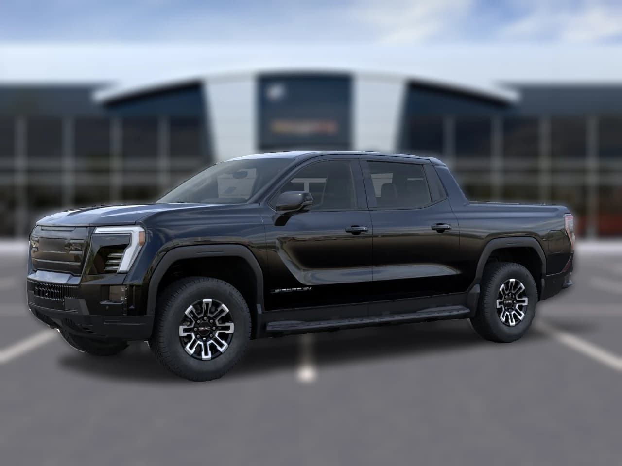 GMC Sierra EV Standard Range Elevation e4WD Crew Cab 2026 — side view