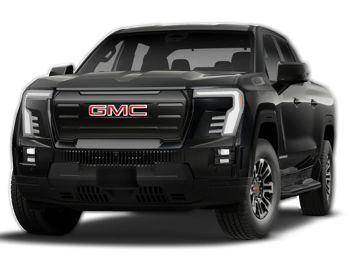 GMC Sierra EV Standard Range Elevation e4WD Crew Cab 2026 — side view